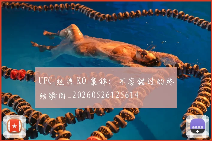 UFC 经典 KO 集锦：不容错过的终结瞬间_20260526125614